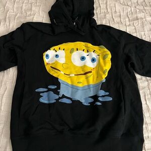Uniqlo SpongeBob square pants cactus plant market hoodie size small worn once
